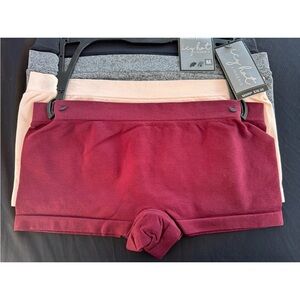Icy Hot Lingerie Women's 4 Pack Seamless Boyshorts Size Medium